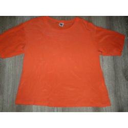 Voorjaar 100% zijden oranje tuniek blouse Missoni L 42 44