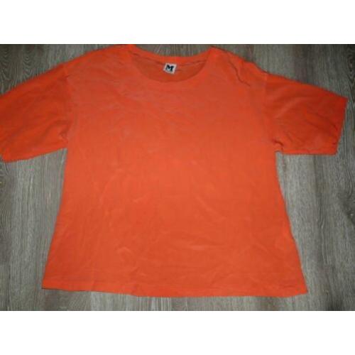 Voorjaar 100% zijden oranje tuniek blouse Missoni L 42 44