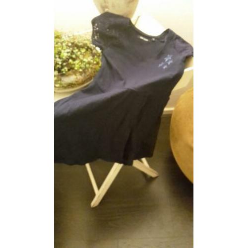 Donkerblauwe jurk Blue Seven 140