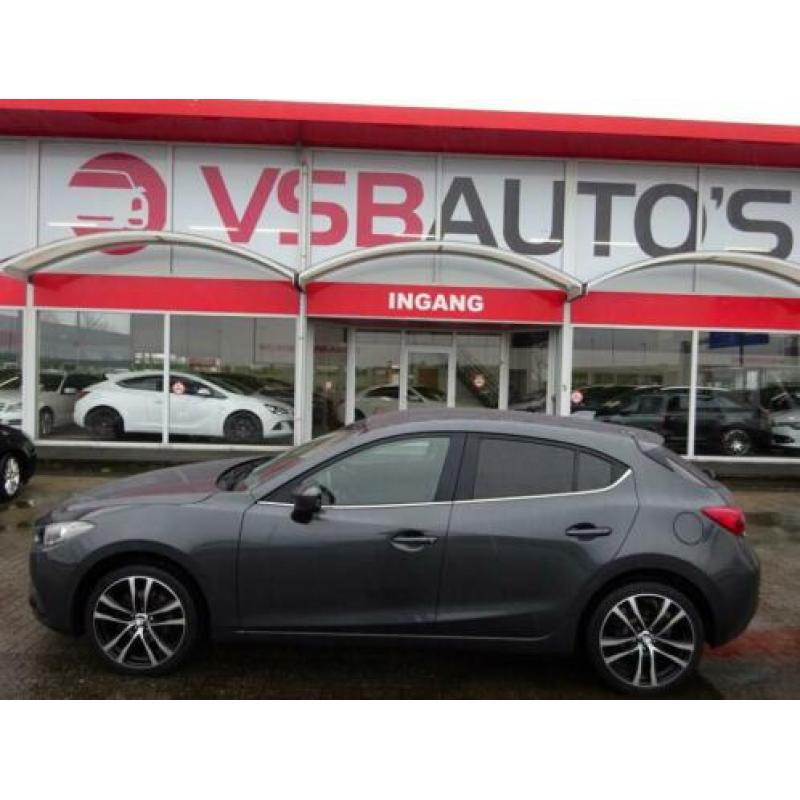 Mazda 3 2.0 16V 120PK NAVIGATIE ECC-AIRCO LMV ESP ELEC-RAMEN