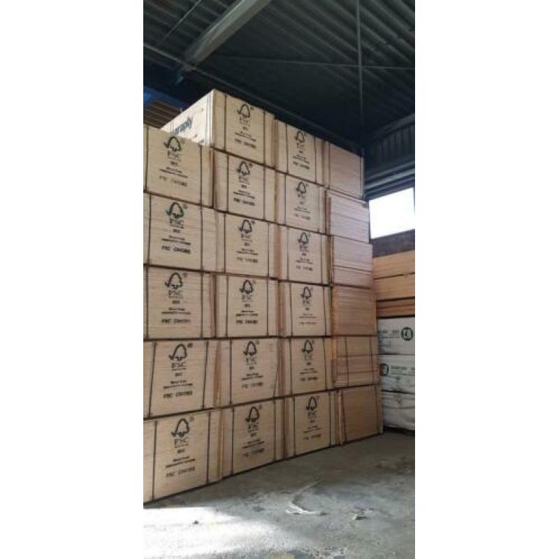 Goedkope underlayment platen 18mm 122x244