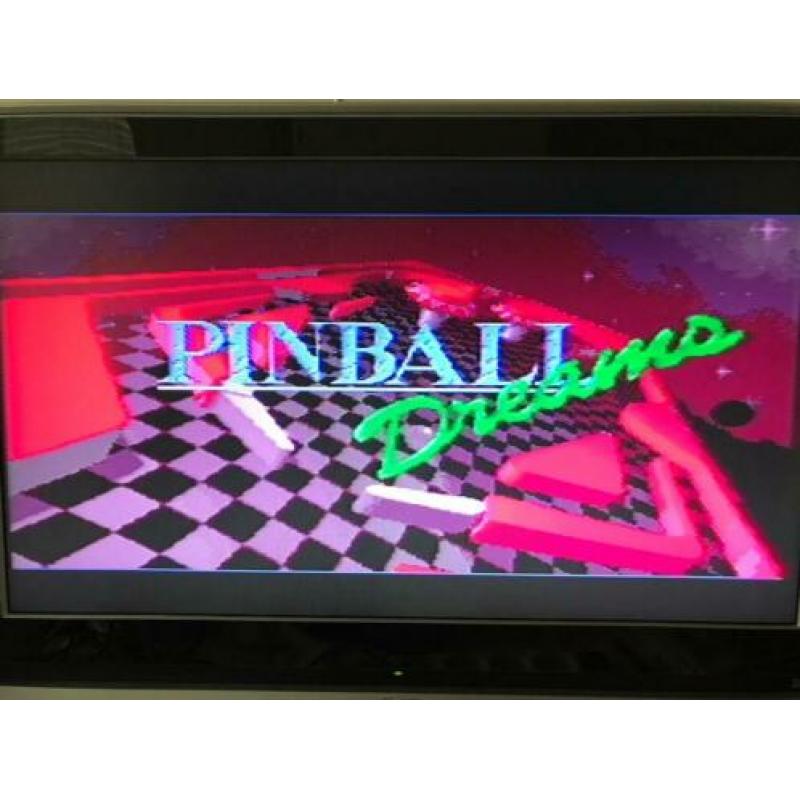 Nintendo Snes spel Pinball Dreams + boekje , Getest