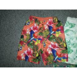 ~* 2x ZWEMBROEK & 1x Korte Broek mt 104 / 110 (Als) NIEUW *~