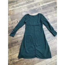 Groen winterjurkje mt M
