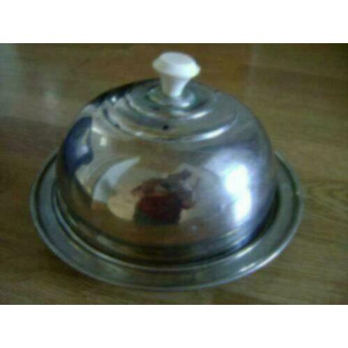 oud schaaltje met stolp