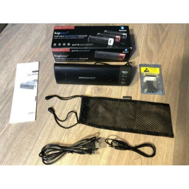 Pure Accoustics Hipbox GTX-20B Bluetooth Speaker