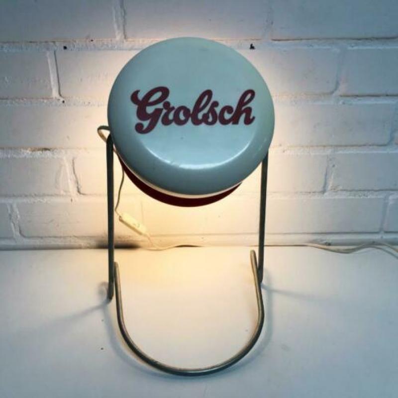2 Grolsch beugel lampen