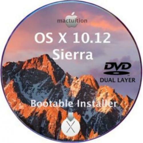 Installeer MacOS Sierra 10.12.6 via DVD zonder USB OSX OS X