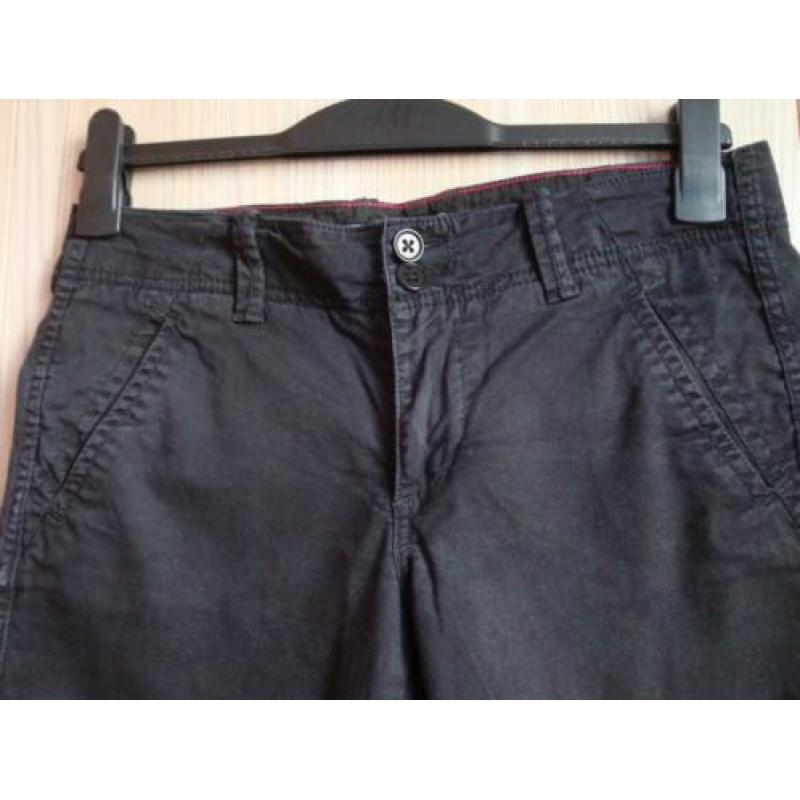 RALPH LAUREN POLO capri broek. Zwart. Jeansmaat 29 ( 36 )