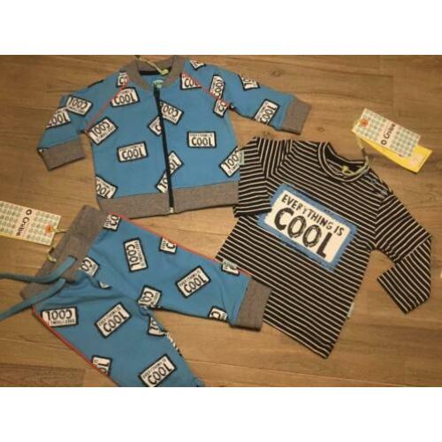 Nieuw set O’Chillie vest broekje en longsleeve 68 blauw