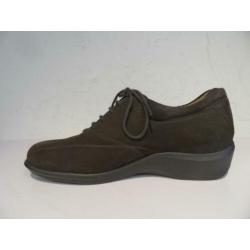 Bruin nubuck leren veterschoenen Durea 37 1/2 G