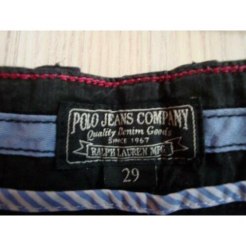 RALPH LAUREN POLO capri broek. Zwart. Jeansmaat 29 ( 36 )