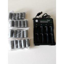 8 nieuwe oplaadbare accus voor arlo camera cr123 cr123a