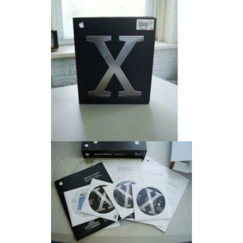Mac OS X Panther 10.3.9 Installatie CD's G3 G4 G5 PowerMac