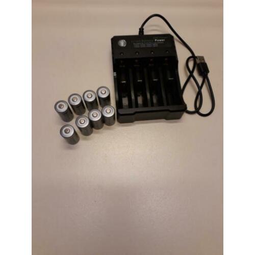 8 nieuwe oplaadbare accus voor arlo camera cr123 cr123a