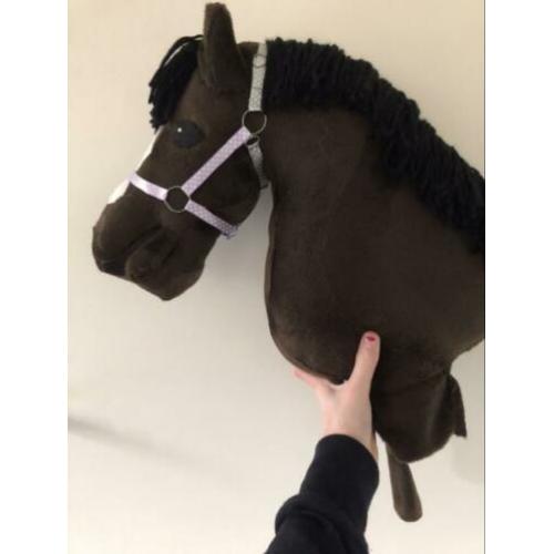 Hobbyhorse, stokpaard. Incl halster, halstertouw en vulling