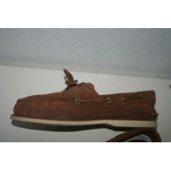 Timberland heren suede cognac kleur leer schoenen mt 44/ W10