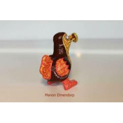 100% Handgemaakt Beeldje Dodo / Vogel Kunst Nieuw