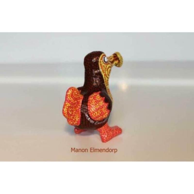 100% Handgemaakt Beeldje Dodo / Vogel Kunst Nieuw