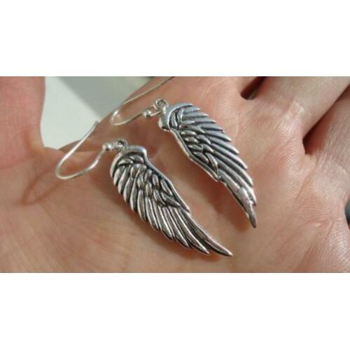 925 zilver / zilveren oorbellen vleugels / wings - Vanoli