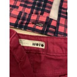 Topshop Mojo set spijkerjasje 40