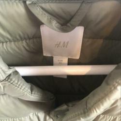 H&M groen dons jasje maat S