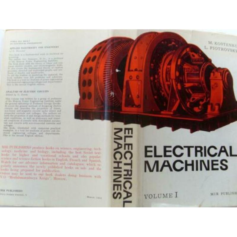 Electrical machines vol 1 & 2 M Kostenko