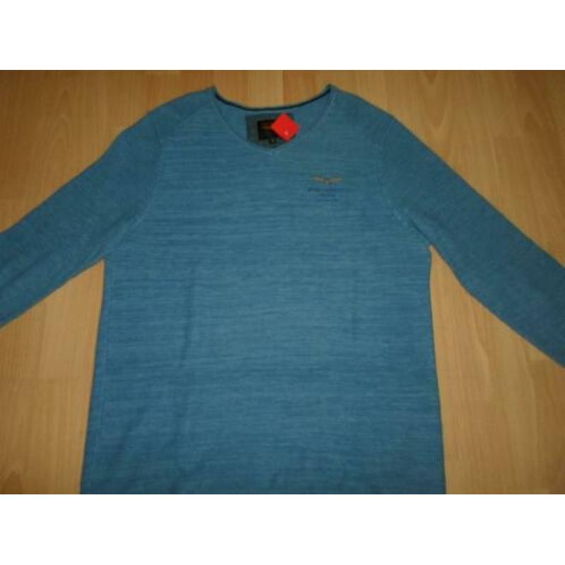 Prachtige Pall Mall PME Legend Trui maat L Blauw