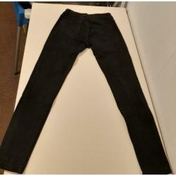 Zwarte lage skinny jeans (Maat 34 XS)