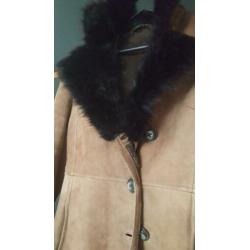 Lammycoat met bont