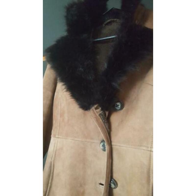 Lammycoat met bont
