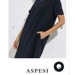 Aspesi prachtige zijden dress/jurk It 44 by Pauw
