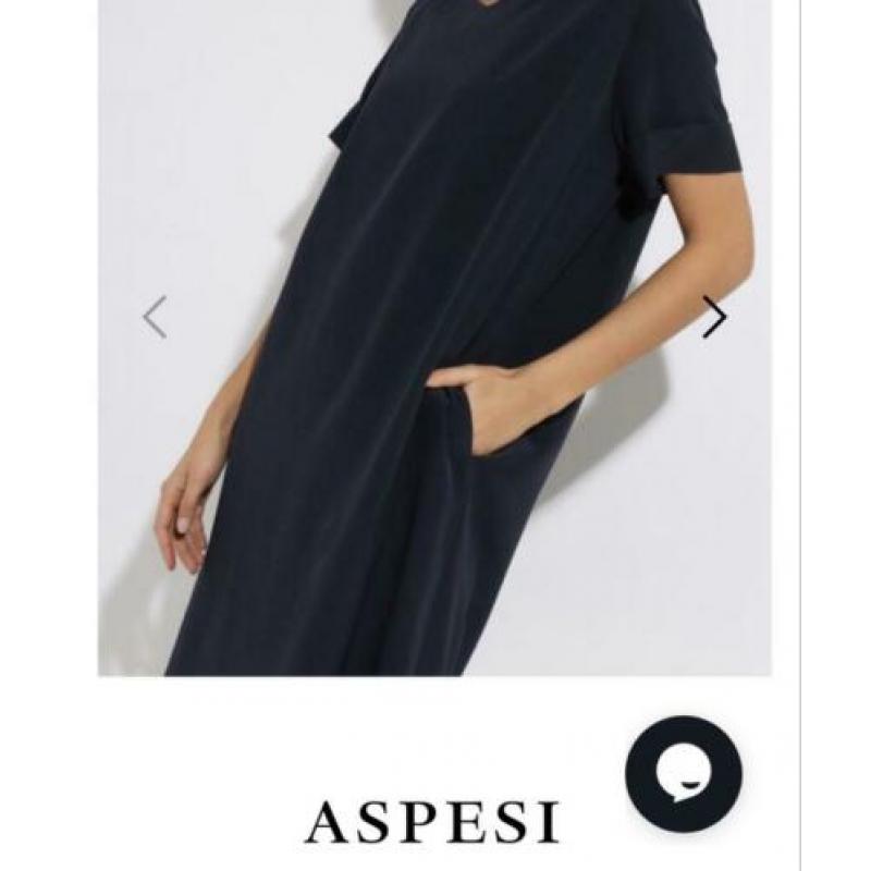 Aspesi prachtige zijden dress/jurk It 44 by Pauw