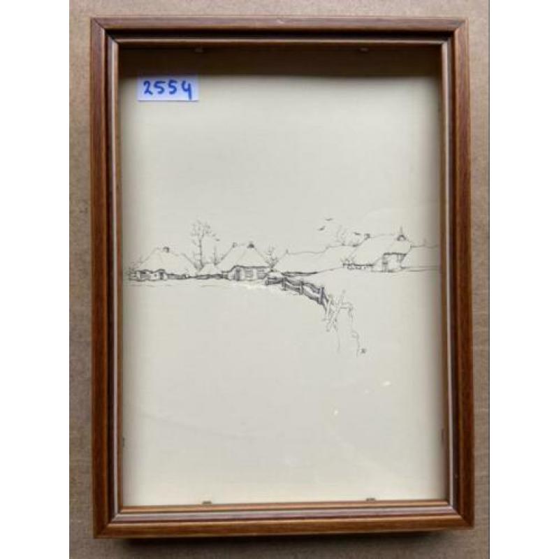 Vintage posters/platen van Anton Pieck tekeningen - A4