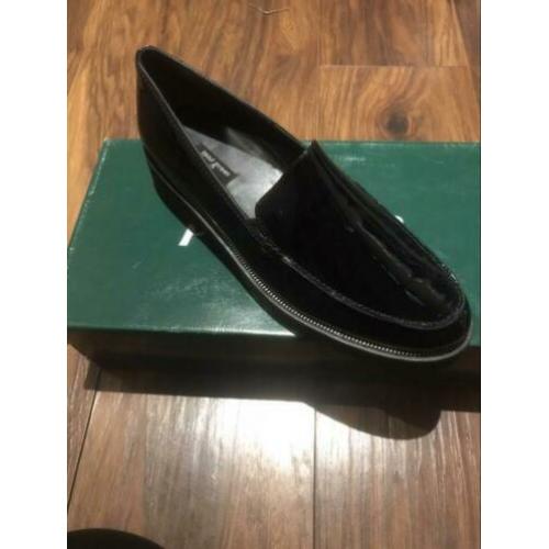 Paul green zwarte lak instapper mt 7 40 half