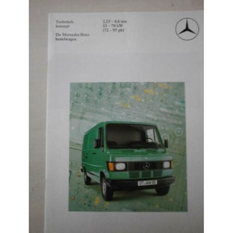 Mercedes Benz 307D folder/Mercedes Benz bedrijfswagen folder