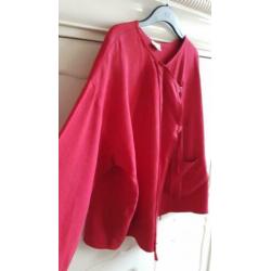 Apart rood linnen, viscose jasje van Lorelei, Completo