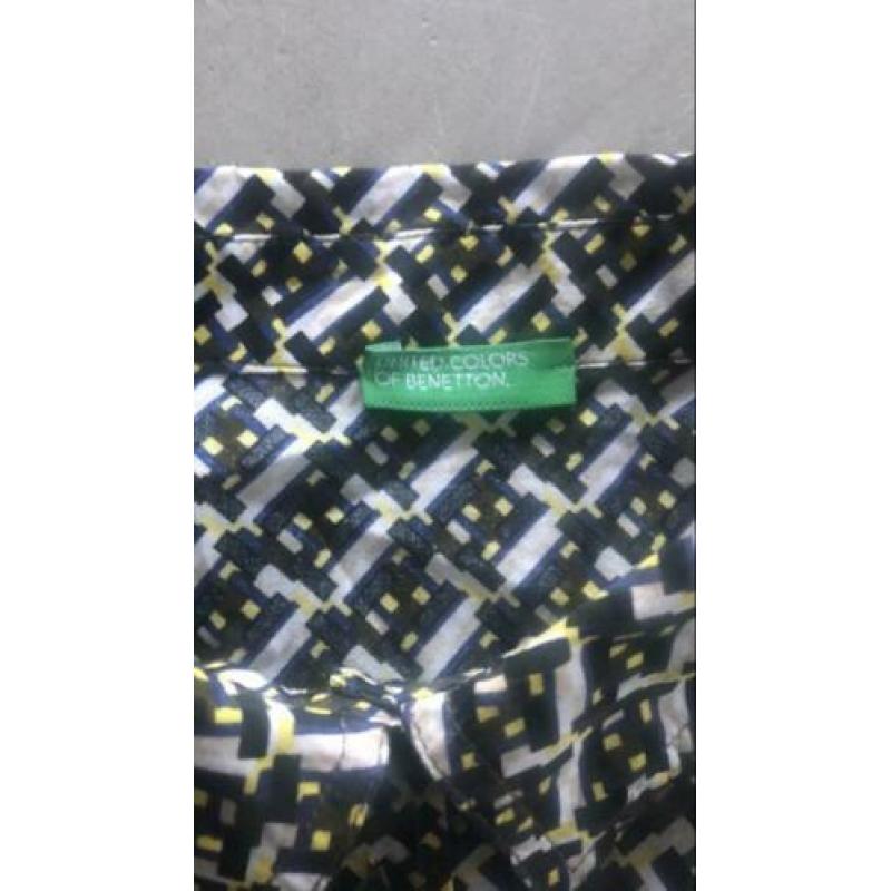 Mooie blouse van Benetton, mt m. Weinig gedragen. Mixed gr