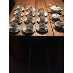 Porselein thee servies
