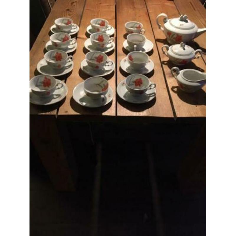Porselein thee servies