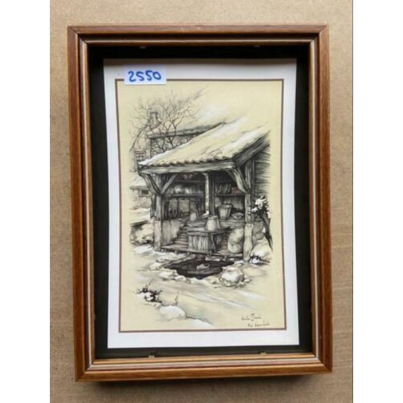 Vintage posters/platen van Anton Pieck tekeningen - A4