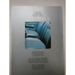 Mercedes Benz folder/Mercedes Benz bekleding folder/MB kleur