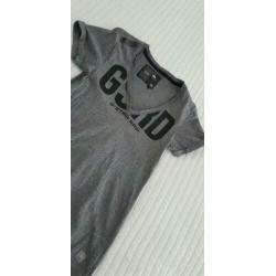 Gstar raw tshirt grijs maat xs g-star merk t-shirt shirt