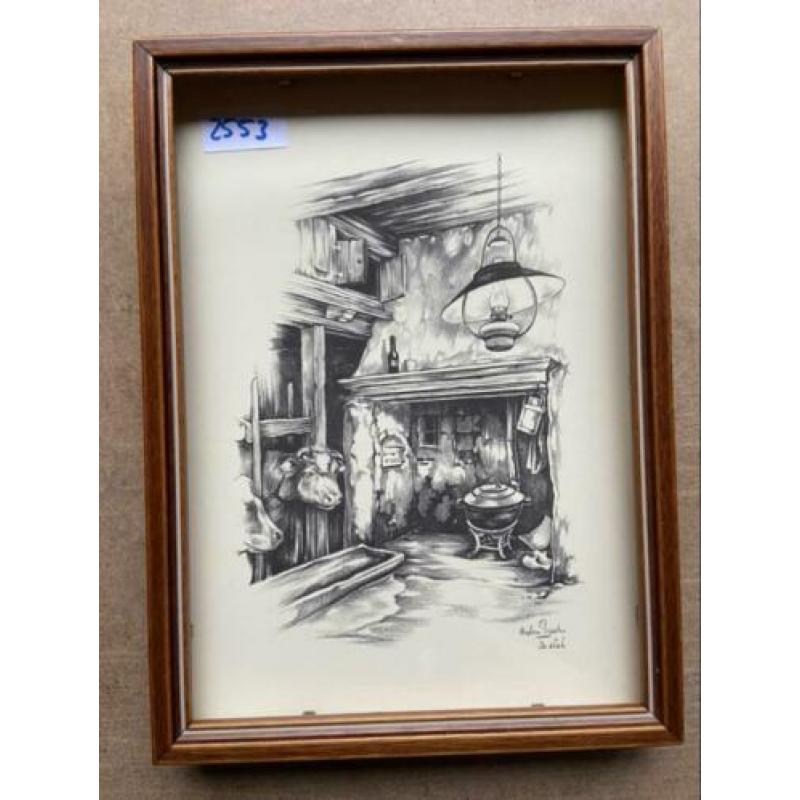 Vintage posters/platen van Anton Pieck tekeningen - A4