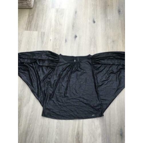 Guess top/blouse vleermuismouwen pailetten maat S 36