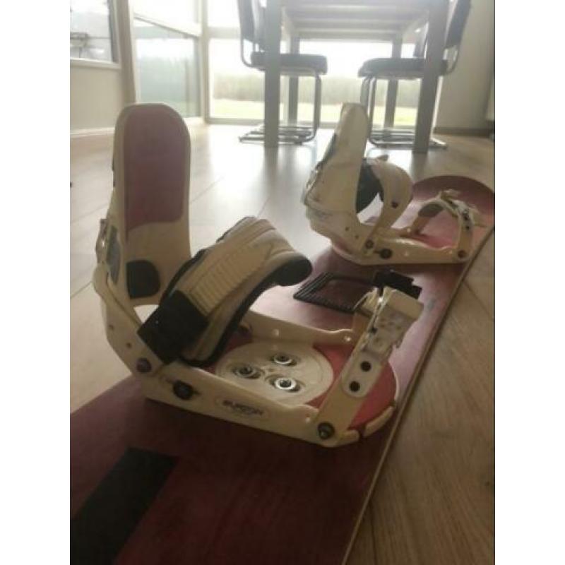 Snowboard Burton Asym air met Burton bindingen 157-159