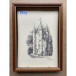 Vintage posters/platen van Anton Pieck tekeningen - A4