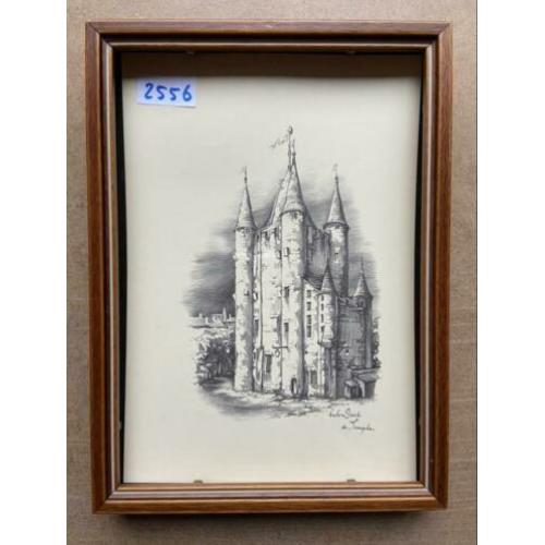 Vintage posters/platen van Anton Pieck tekeningen - A4