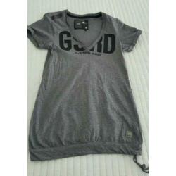 Gstar raw tshirt grijs maat xs g-star merk t-shirt shirt