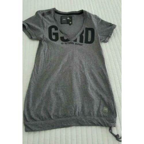Gstar raw tshirt grijs maat xs g-star merk t-shirt shirt